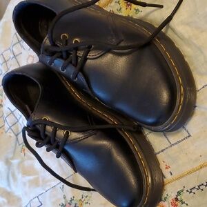 Dr Martens Black Leather Oxfords